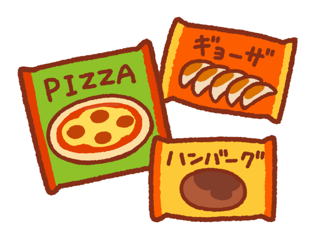 冷凍食品のイラスト